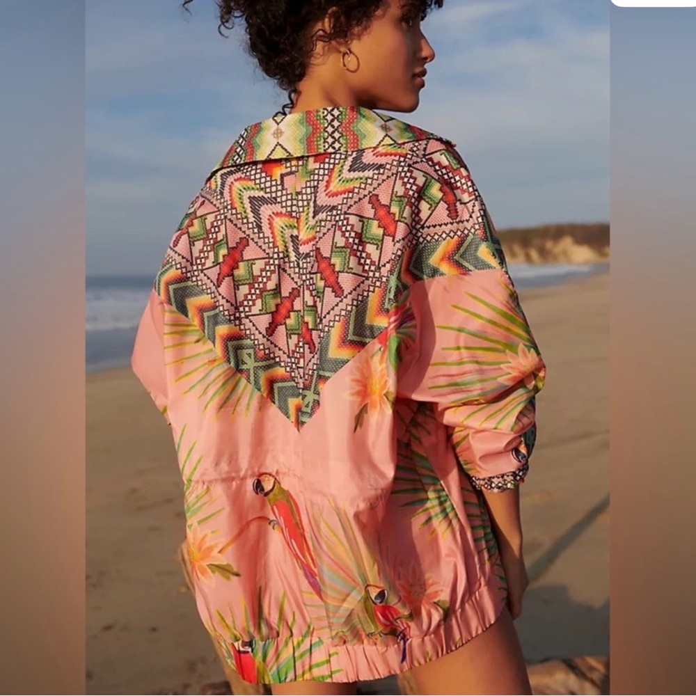 Farm Rio Parrot Patterned Jacket - Picture 2 of 5